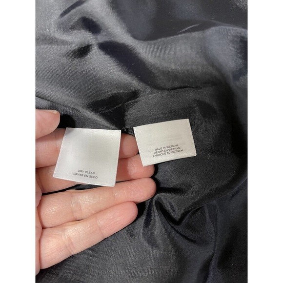 Anne Klein Women's Career Suit Blazer Jacket Charcoal Gray Lined Size 14W EUC - Picture 9 of 11